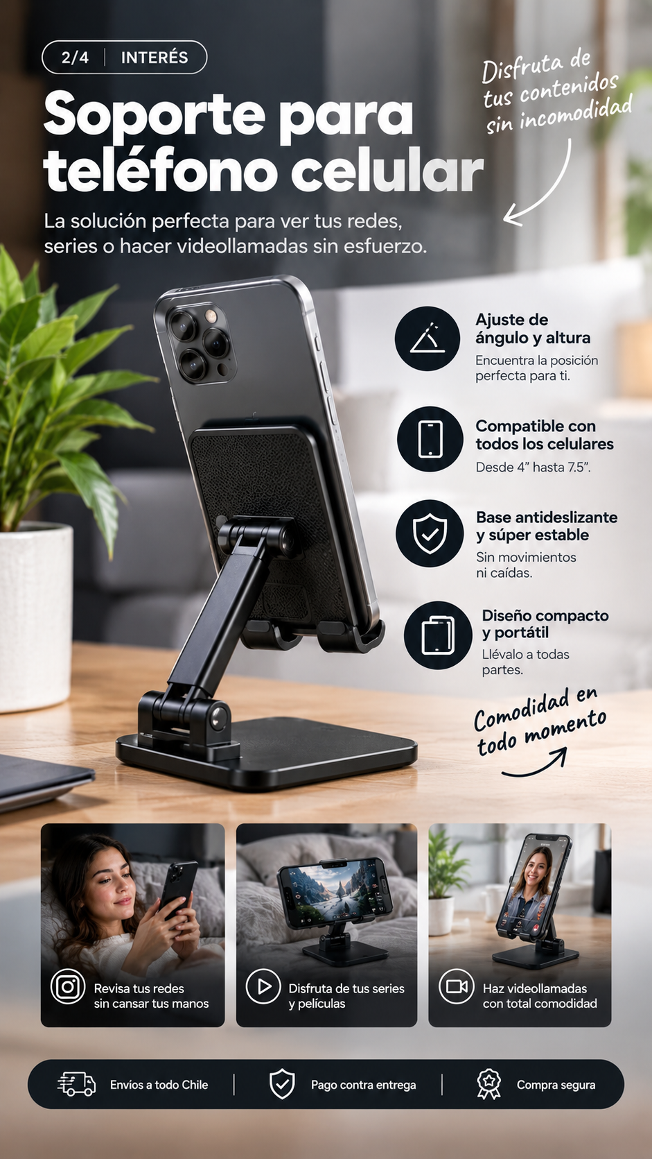 Soporte Para Telefono Celular